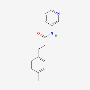 molecular formula C15H16N2O B4439416 3-(4-methylphenyl)-N-3-pyridinylpropanamide 