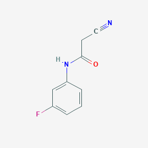 molecular formula C9H7FN2O B443942 2-氰基-N-(3-氟苯基)乙酰胺 CAS No. 1735-97-3