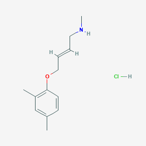 molecular formula C13H20ClNO B4439441 [4-(2,4-dimethylphenoxy)but-2-en-1-yl]methylamine hydrochloride 