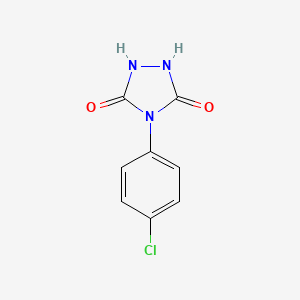 molecular formula C8H6ClN3O2 B4439445 4-(4-chlorophenyl)-1,2,4-triazolidine-3,5-dione CAS No. 52039-87-9