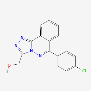 molecular formula C16H11ClN4O B4439582 [6-(4-chlorophenyl)[1,2,4]triazolo[3,4-a]phthalazin-3-yl]methanol 