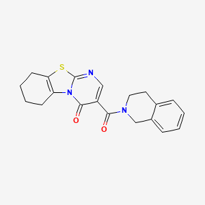 3-(3,4-dihydro-2(1H)-isoquinolinylcarbonyl)-6,7,8,9-tetrahydro-4H-pyrimido[2,1-b][1,3]benzothiazol-4-one