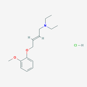molecular formula C15H24ClNO2 B4440137 N,N-diethyl-4-(2-methoxyphenoxy)but-2-en-1-amine hydrochloride 