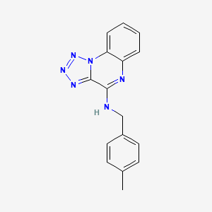 molecular formula C16H14N6 B4440363 N-(4-methylbenzyl)tetrazolo[1,5-a]quinoxalin-4-amine 
