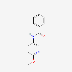 N-(6-methoxy-3-pyridinyl)-4-methylbenzamide