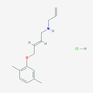 molecular formula C15H22ClNO B4440492 N-allyl-4-(2,5-dimethylphenoxy)but-2-en-1-amine hydrochloride 