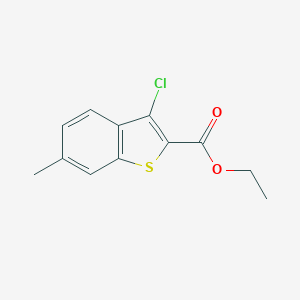 molecular formula C12H11ClO2S B444054 Ethyl 3-chloro-6-methyl-1-benzothiophene-2-carboxylate 
