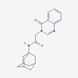 molecular formula C20H23N3O2 B4440568 N-1-adamantyl-2-(4-oxo-3(4H)-quinazolinyl)acetamide 