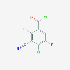 molecular formula C8HCl3FNO B044408 2,4-二氯-3-氰-5-氟苯甲酰氯 CAS No. 117528-59-3