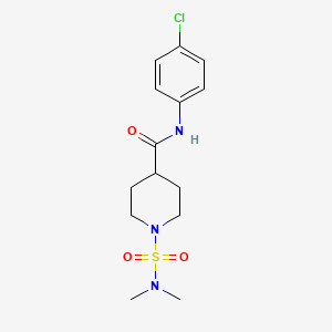 N-(4-chlorophenyl)-1-[(dimethylamino)sulfonyl]-4-piperidinecarboxamide