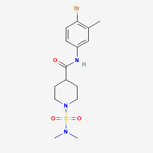 N-(4-bromo-3-methylphenyl)-1-[(dimethylamino)sulfonyl]-4-piperidinecarboxamide