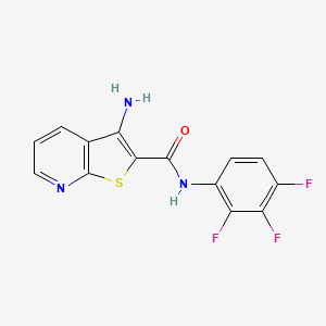 3-amino-N-(2,3,4-trifluorophenyl)thieno[2,3-b]pyridine-2-carboxamide