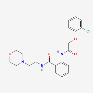 2-{[(2-chlorophenoxy)acetyl]amino}-N-[2-(4-morpholinyl)ethyl]benzamide