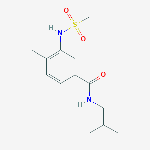 N-isobutyl-4-methyl-3-[(methylsulfonyl)amino]benzamide