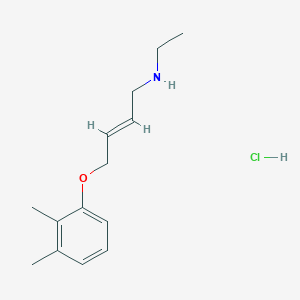 molecular formula C14H22ClNO B4441186 [4-(2,3-dimethylphenoxy)but-2-en-1-yl]ethylamine hydrochloride 