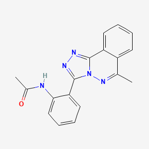 molecular formula C18H15N5O B4441251 N-[2-(6-methyl[1,2,4]triazolo[3,4-a]phthalazin-3-yl)phenyl]acetamide 