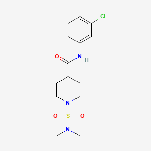 N-(3-chlorophenyl)-1-[(dimethylamino)sulfonyl]-4-piperidinecarboxamide