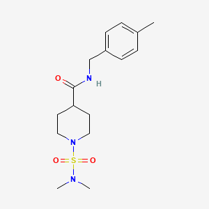 1-[(dimethylamino)sulfonyl]-N-(4-methylbenzyl)-4-piperidinecarboxamide