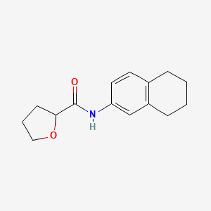 molecular formula C15H19NO2 B4441609 N-(5,6,7,8-tetrahydro-2-naphthalenyl)tetrahydro-2-furancarboxamide 