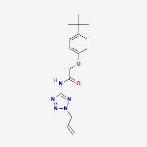 molecular formula C16H21N5O2 B4441742 N-(2-allyl-2H-tetrazol-5-yl)-2-(4-tert-butylphenoxy)acetamide 