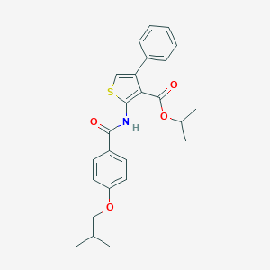 Isopropyl 2-[(4-isobutoxybenzoyl)amino]-4-phenyl-3-thiophenecarboxylate