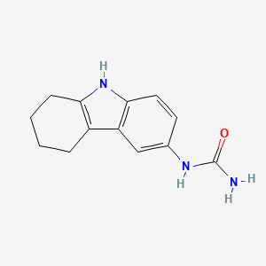 molecular formula C13H15N3O B4441797 N-(2,3,4,9-tetrahydro-1H-carbazol-6-yl)urea 