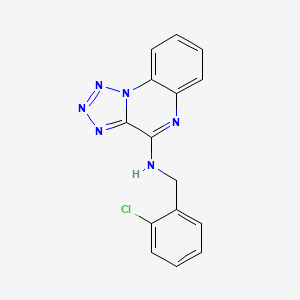 molecular formula C15H11ClN6 B4441868 N-(2-chlorobenzyl)tetrazolo[1,5-a]quinoxalin-4-amine 