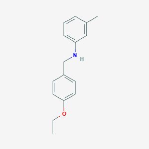 molecular formula C16H19NO B444189 N-(4-ethoxybenzyl)-3-methylaniline 