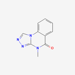 molecular formula C10H8N4O B4441891 4-methyl[1,2,4]triazolo[4,3-a]quinazolin-5(4H)-one CAS No. 127570-97-2