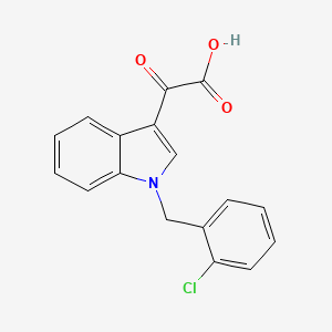 molecular formula C17H12ClNO3 B4441980 [1-(2-chlorobenzyl)-1H-indol-3-yl](oxo)acetic acid 