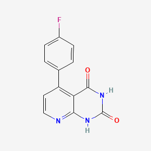 molecular formula C13H8FN3O2 B4442030 5-(4-fluorophenyl)pyrido[2,3-d]pyrimidine-2,4(1H,3H)-dione 