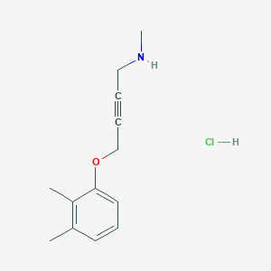 molecular formula C13H18ClNO B4442067 [4-(2,3-dimethylphenoxy)but-2-yn-1-yl]methylamine hydrochloride 