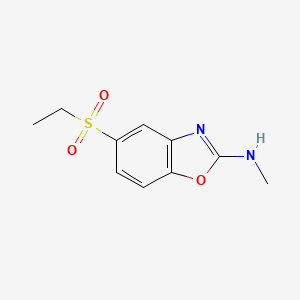 5-(ethylsulfonyl)-N-methyl-1,3-benzoxazol-2-amine