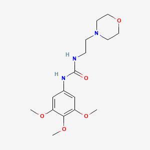 N-[2-(4-morpholinyl)ethyl]-N'-(3,4,5-trimethoxyphenyl)urea