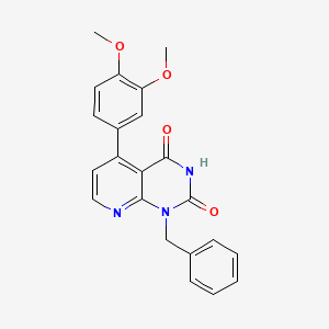 1-benzyl-5-(3,4-dimethoxyphenyl)pyrido[2,3-d]pyrimidine-2,4(1H,3H)-dione