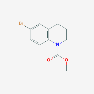 molecular formula C11H12BrNO2 B4442229 methyl 6-bromo-3,4-dihydro-1(2H)-quinolinecarboxylate CAS No. 139525-70-5