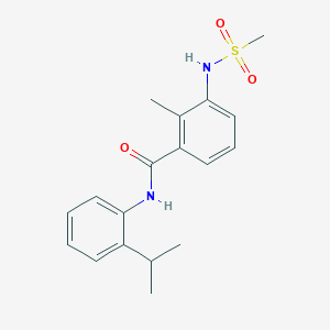 N-(2-isopropylphenyl)-2-methyl-3-[(methylsulfonyl)amino]benzamide