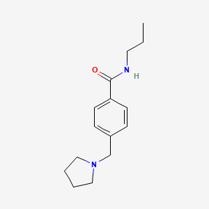 N-propyl-4-(1-pyrrolidinylmethyl)benzamide