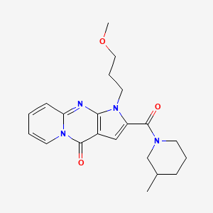 1-(3-methoxypropyl)-2-[(3-methyl-1-piperidinyl)carbonyl]pyrido[1,2-a]pyrrolo[2,3-d]pyrimidin-4(1H)-one