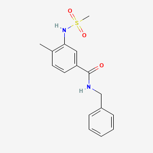 N-benzyl-4-methyl-3-[(methylsulfonyl)amino]benzamide