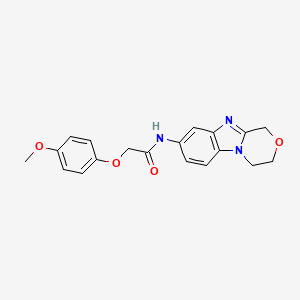 N-(3,4-dihydro-1H-[1,4]oxazino[4,3-a]benzimidazol-8-yl)-2-(4-methoxyphenoxy)acetamide