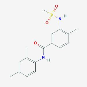 N-(2,4-dimethylphenyl)-4-methyl-3-[(methylsulfonyl)amino]benzamide