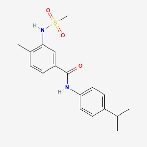 N-(4-isopropylphenyl)-4-methyl-3-[(methylsulfonyl)amino]benzamide