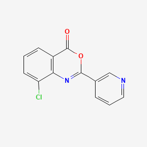 8-chloro-2-(3-pyridinyl)-4H-3,1-benzoxazin-4-one