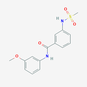 N-(3-methoxyphenyl)-3-[(methylsulfonyl)amino]benzamide