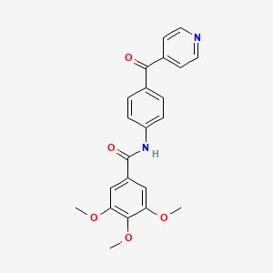 N-(4-isonicotinoylphenyl)-3,4,5-trimethoxybenzamide