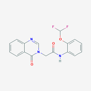 N-[2-(difluoromethoxy)phenyl]-2-(4-oxo-3(4H)-quinazolinyl)acetamide