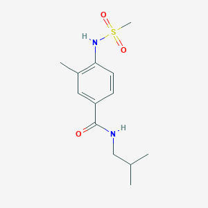 N-isobutyl-3-methyl-4-[(methylsulfonyl)amino]benzamide