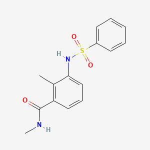 N,2-dimethyl-3-[(phenylsulfonyl)amino]benzamide