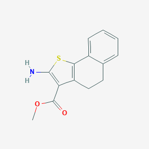 molecular formula C14H13NO2S B444274 Methyl 2-amino-4,5-dihydronaphtho[1,2-b]thiophene-3-carboxylate 